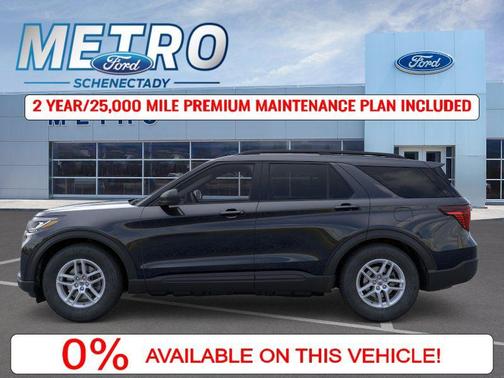 Agate Black Metallic 2026 Ford Explorer Active