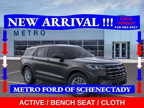 Agate Black Metallic 2026 Ford Explorer Active
