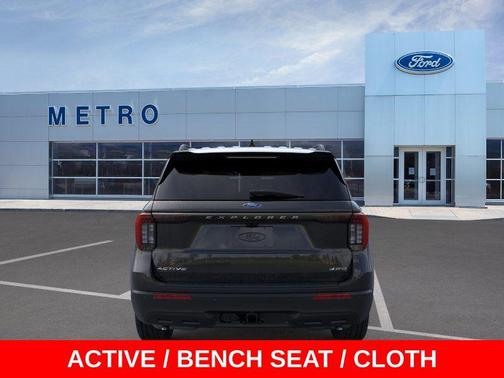 Agate Black Metallic 2026 Ford Explorer Active
