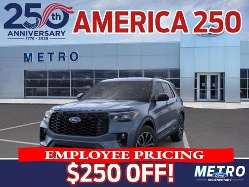 Vapor Blue Metallic 2026 Ford Explorer ST-Line