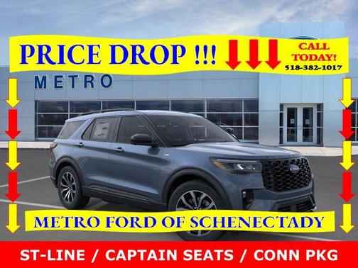 Vapor Blue Metallic 2026 Ford Explorer ST-Line