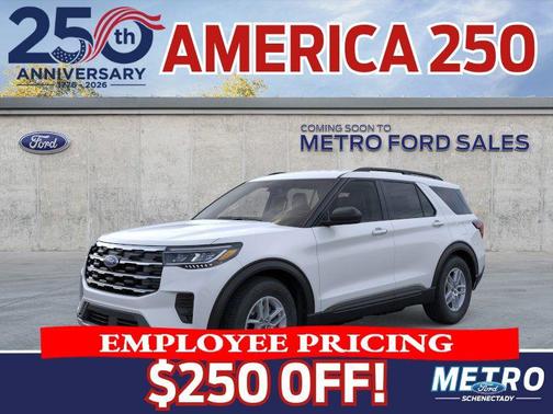 White 2026 Ford Explorer Active