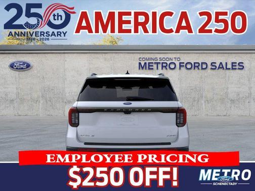 White 2026 Ford Explorer Active
