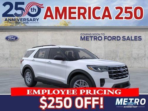 White 2026 Ford Explorer Active