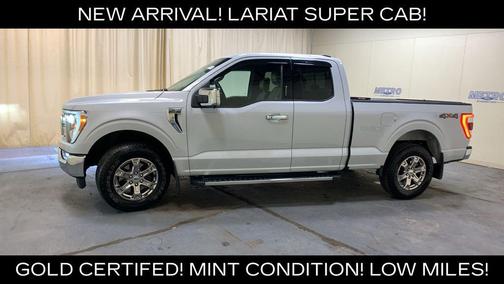 White Metallic 2021 Ford F-150 Lariat