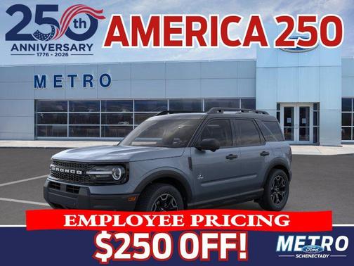 Azure Gray Metallic Tri-Coat 2026 Ford Bronco Sport Outer Banks
