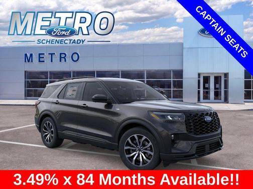 Agate Black Metallic 2026 Ford Explorer ST-Line