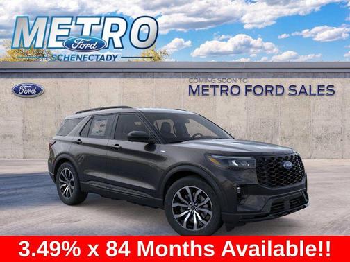 Agate Black Metallic 2026 Ford Explorer ST-Line