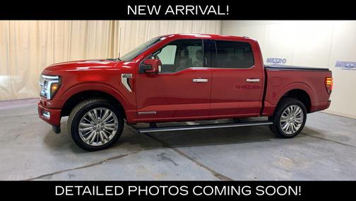 Red Metallic 2024 Ford F-150 Platinum