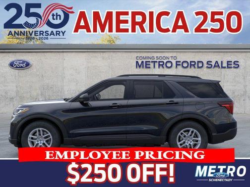Black 2026 Ford Explorer Active