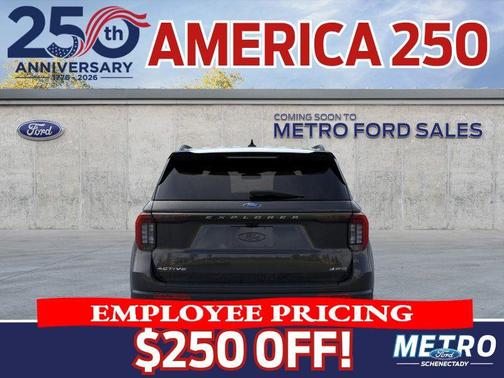Black 2026 Ford Explorer Active