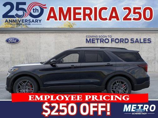 Black 2026 Ford Explorer ST