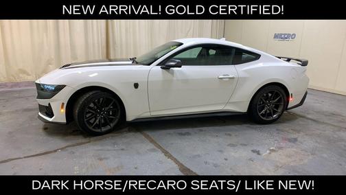 Oxford White 2025 Ford Mustang Dark Horse