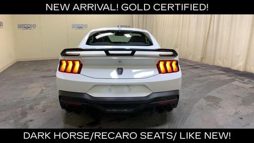 Oxford White 2025 Ford Mustang Dark Horse