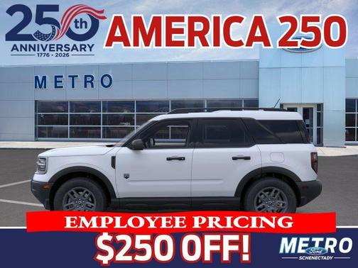 Space White Metallic 2026 Ford Bronco Sport Big Bend