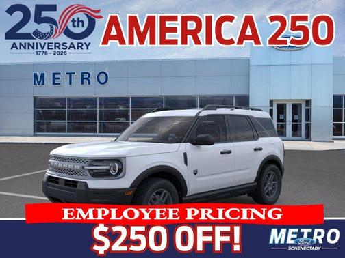 Space White Metallic 2026 Ford Bronco Sport Big Bend