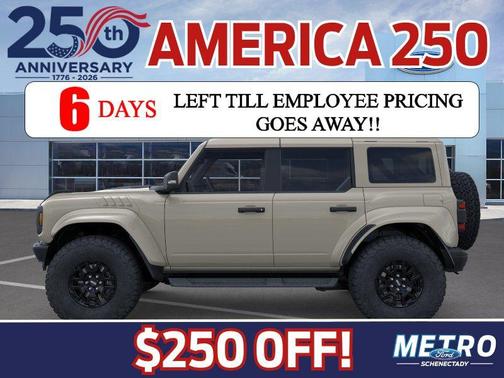 Desert Sand 2026 Ford Bronco Raptor