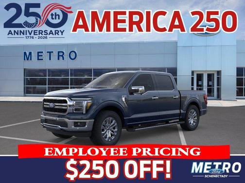 Antimatter Blue Metallic 2026 Ford F-150 Lariat