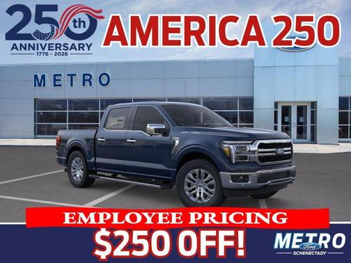 Antimatter Blue Metallic 2026 Ford F-150 Lariat