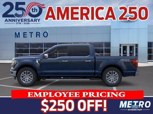 Antimatter Blue Metallic 2026 Ford F-150 Lariat