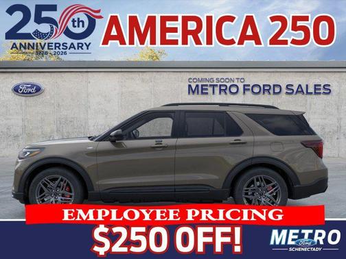 Marsh Gray 2026 Ford Explorer ST-Line