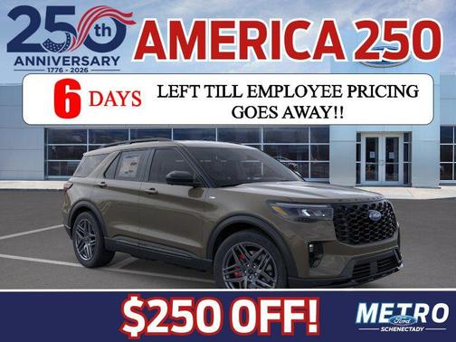 Marsh Gray 2026 Ford Explorer ST-Line