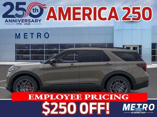 Marsh Gray 2026 Ford Explorer ST-Line