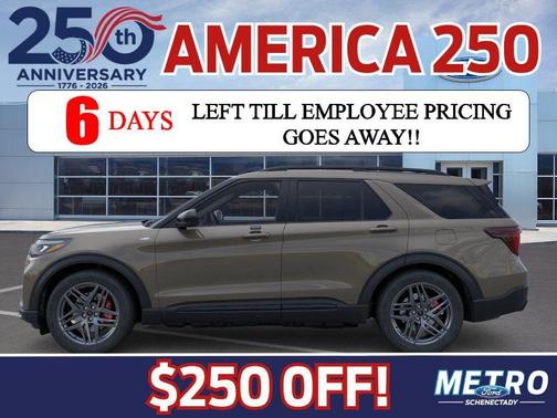 Marsh Gray 2026 Ford Explorer ST-Line