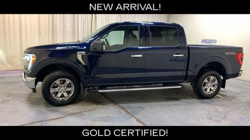 Antimatter Blue Metallic 2023 Ford F-150 XLT