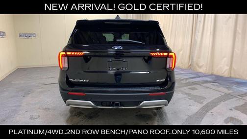 Black Metallic 2025 Ford Explorer Platinum