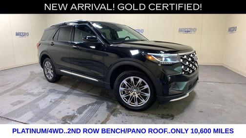 Black Metallic 2025 Ford Explorer Platinum