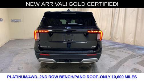 Black Metallic 2025 Ford Explorer Platinum