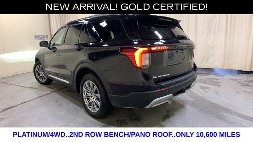 Black Metallic 2025 Ford Explorer Platinum