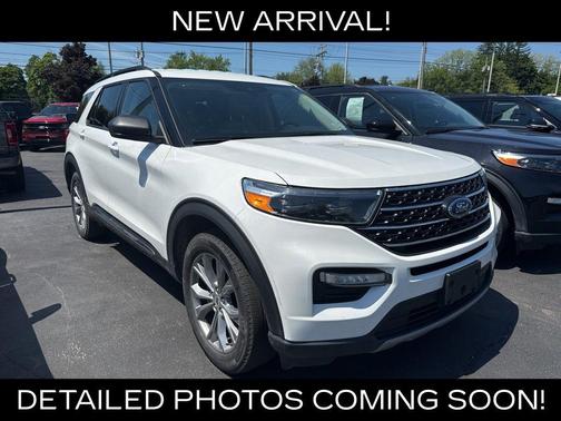 White Metallic 2023 Ford Explorer XLT