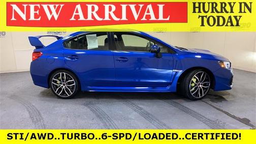 Blue 2020 Subaru WRX STI Base