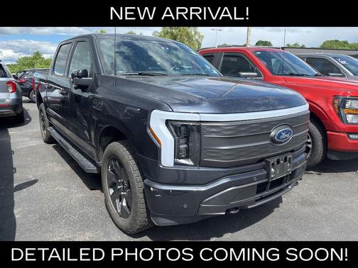 Quartz Metallic 2022 Ford F-150 Lightning LARIAT