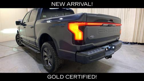 Quartz Metallic 2022 Ford F-150 Lightning LARIAT