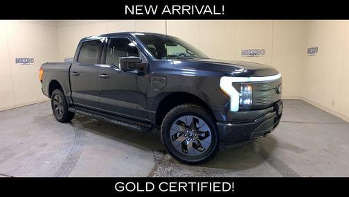 Quartz Metallic 2022 Ford F-150 Lightning LARIAT