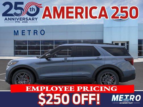 Vapor Blue Metallic 2026 Ford Explorer ST