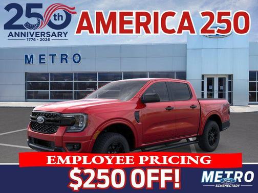 Ruby Red Metallic Tinted Clearcoat 2025 Ford Ranger XLT