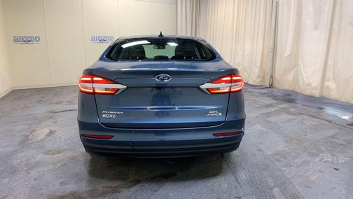 Blue Metallic 2019 Ford Fusion Hybrid SEL