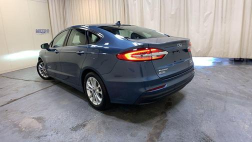 Blue Metallic 2019 Ford Fusion Hybrid SEL