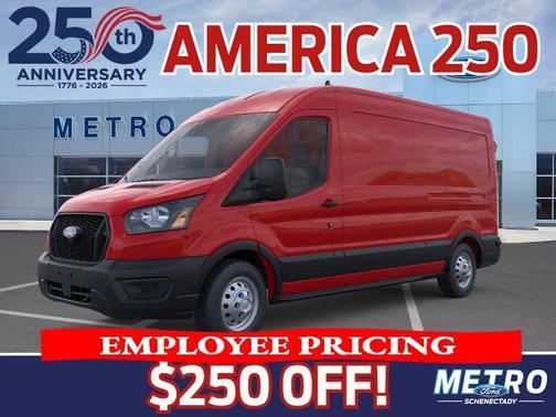 Race Red 2026 Ford Transit-250 Base