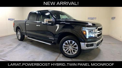 Black Metallic 2025 Ford F-150 Lariat