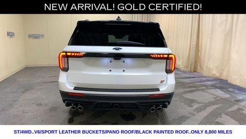 White Metallic 2025 Ford Explorer ST