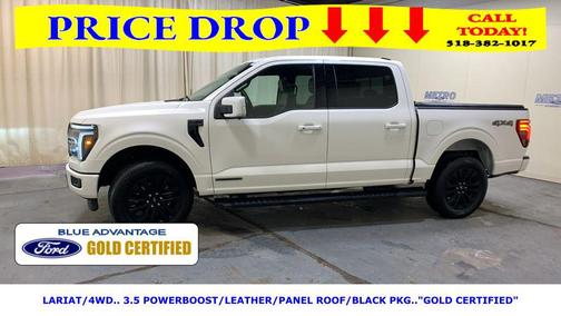 White Metallic 2025 Ford F-150 Lariat