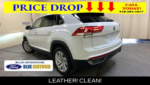White 2020 Volkswagen Atlas Cross Sport 3.6L V6 SE w/Technology