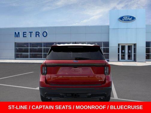 Rapid Red Metallic TC 2026 Ford Explorer ST-Line