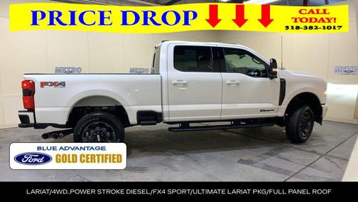White Metallic 2024 Ford F-350 Lariat