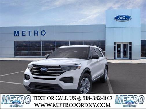 Oxford White 2021 Ford Explorer XLT